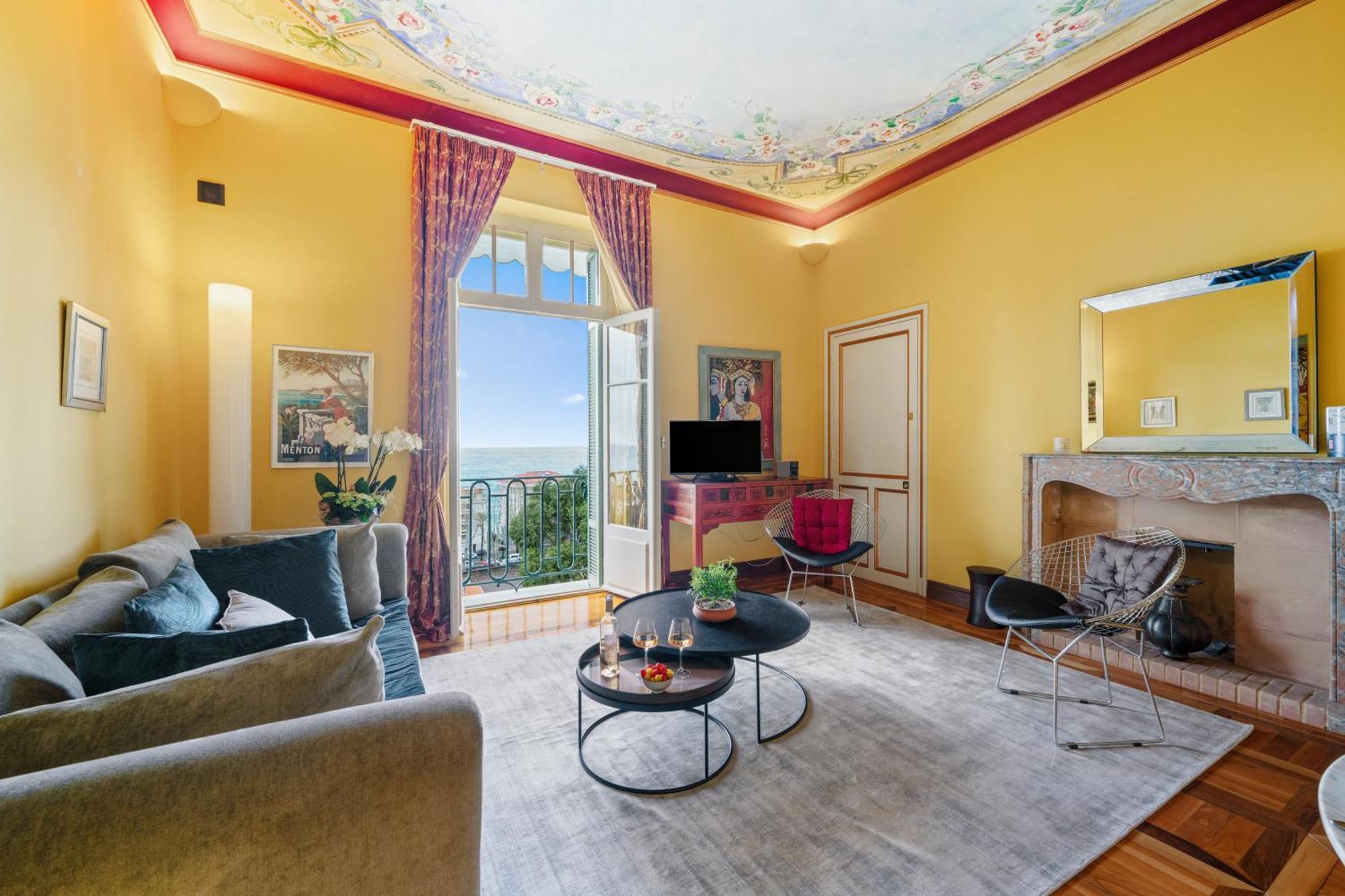 Le Coq Tersling - Residential Parking - Ac - Sea View Daire Menton Dış mekan fotoğraf